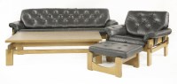 Lot 418 - A Danish suite of furniture