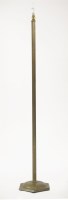 Lot 183 - A Danish star form bronze standard lamp