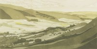 Lot 293 - John Brunsdon (1933-2014)
'DERBYSHIRE VALLEY'
Coloured aquatint
