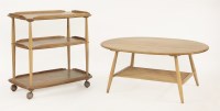 Lot 268 - An Ercol oval coffee table