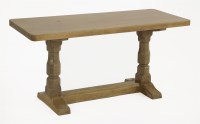Lot 129 - A Robert 'Mouseman' Thompson coffee table