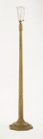 Lot 133 - A Robert 'Mouseman' Thompson oak standard lamp