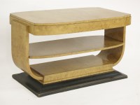 Lot 208 - An Art Deco burr walnut occasional table