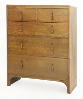 Lot 107 - An oak chest