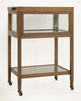 Lot 222 - A teak trolley