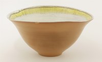 Lot 278 - A white-glazed red earthenware bowl