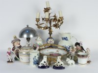 Lot 403 - Ceramics including Caughley jug