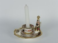 Lot 256 - A Crown Derby chamberstick