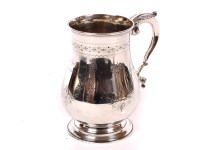 Lot 152 - A Victorian silver tankard