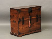 Lot 677 - A Korean cedar wood book chest