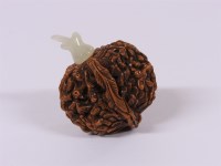 Lot 59 - A Chinese walnut snuff bottle