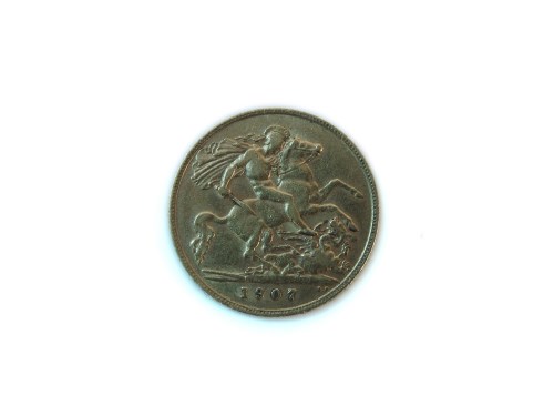 Lot 19 - Gold half sovereign 1907