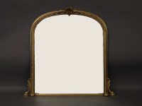 Lot 718 - A Victorian design gilt overmantel mirror