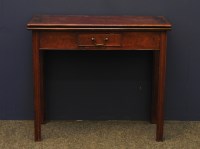 Lot 743 - A George III mahogany card table