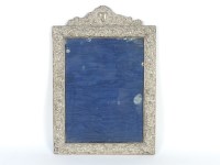 Lot 181 - A white metal photograph frame