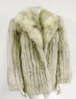 Lot 1110 - A Norwegian blue fox fur jacket