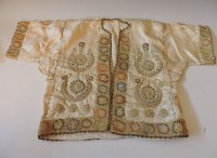 Lot 1182 - A cream damask jacket