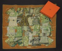 Lot 1048 - An Hermès silk scarf
