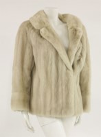 Lot 1117 - A vintage blonde mink fur jacket