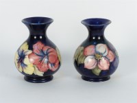 Lot 207 - A Moorcroft 'Clematis' vase