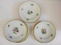 Lot 281 - A set of eight Berlin porcelain plates