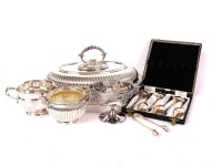 Lot 143 - A Victorian silver sugar bowl