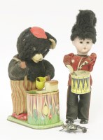 Lot 239 - A clockwork drummer boy