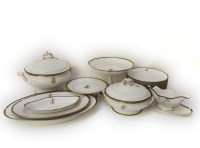 Lot 388 - A late 19th century V. Etienne Paris porcelain dinner service