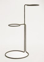 Lot 397 - A wrought iron plant stand