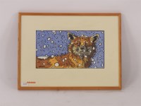 Lot 525 - Andrew Haslen
WINTER FOX
lino cut