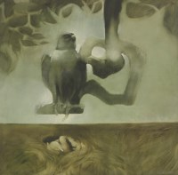 Lot 298 - Neil Dallas Brown (1938-2003)
'LOVERS AND BIRD II'
Signed
