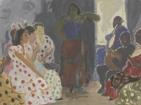Lot 307 - Jo Jones (1894-1989)
GYPSY ENTERTAINERS IN GRANADA
Signed