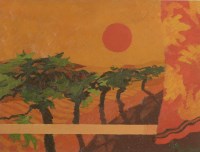 Lot 310 - Raymond Martinez (b.1937)
'ROCCHETTA'
Signed and inscribed with title verso
