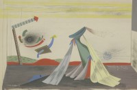Lot 163 - Conroy Maddox (1912-2005)
'METAMORPHOSIS'
Signed and dated '53 l.l.