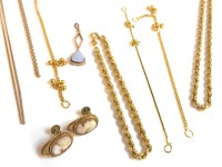 Lot 29 - A 9ct gold rope chain necklace