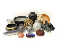 Lot 294 - Assorted Japanese vases and bowls