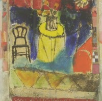 Lot 325 - Leo McDowell (1936-2011)
STILL LIFE WITH A VASE OF FLOWERS ON A YELLOW TABLE
Signed l.r.