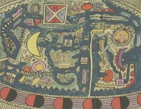 Lot 106 - Alan Davie RA (1920-2014)
'ISLAND FANTASY'
Screenprint