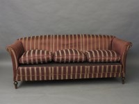 Lot 684 - An early 20th century mahogany three seater settee