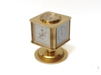 Lot 187 - An Angolus combination desk clock