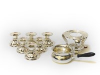 Lot 113 - A Continental silver spirit burner