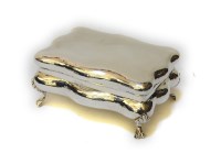 Lot 160 - A Continental silver jewellery casket
