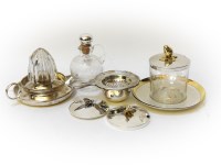 Lot 110 - A silver lemon squeezer
