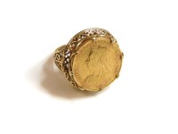 Lot 21 - A Victorian half sovereign coin