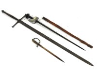 Lot 367 - A Toledo bladed broad sword