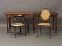 Lot 690 - Two Victorian side tables