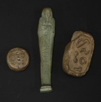 Lot 108 - An Egyptian ushabti figure
