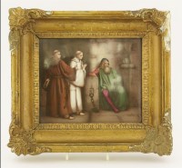 Lot 20 - A German porcelain plaque
