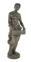 Lot 162 - A Goldscheider figure of a Nubian servant