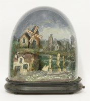 Lot 94 - A Victorian musical automaton diorama